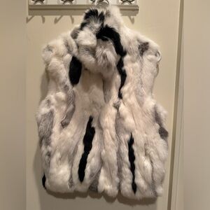 Adrienne Landau fur vest size S